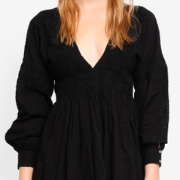 NWT Free People Sugar Pie Swiss Dot Dress - Picture 5 of 7